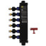 1/2" PEX Press Polymer MiniBloc - 6 Outlets (Lead Free)