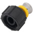 1/2" Press x 1/2" ManaBloc Port, PEX Press Polymer Port Adapter (Lead Free)