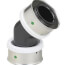 2" PEX Press PureFlow Polymer 45-Degree Elbow