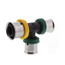 1/2" x 3/8" x 3/8" PEX Press PureFlow Polymer Tee