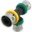 1/2" x 3/8" x 3/8" PEX Press PureFlow Polymer Tee