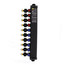1/2", 10 Port Zero Lead PEX Press Polymer Dual Temperature MiniBloc (4 hot, 6 cold)
