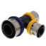 3/4" x 1/2" x 1/2" PEX Press PureFlow Polymer Tee