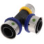 3/4" x 1/2" x 3/4" PEX Press PureFlow Polymer Tee