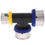 3/4" x 1/2" x 3/4" PEX Press PureFlow Polymer Tee