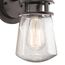 Lyndon 11.25" 1 Light Wall Light w/ Clear Seeded Glass (Architectural Bronze)