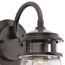 Lyndon 11.25" 1 Light Wall Light w/ Clear Seeded Glass (Architectural Bronze)