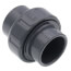 1" Sch. 40 PVC Socket Union w/ EPDM O-ring (Gray)