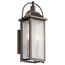 Harbor Row 18.5" 2 Light Outdoor Wall Light w/ Clear Seeded Glass (Olde Bronze)