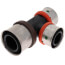 1-1/4" x 1" x 1" PEX Press PureFlow Polymer Tee