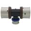 1-1/4" x 1-1/4" x 3/4" PEX Press PureFlow Polymer Tee