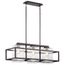 Wright 3 Light Linear Chandelier (Weathered Zinc)