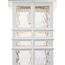 Beacon Square 14.25" 1 Light Outdoor Wall Light w/ Clear Hammered Glass (White)
