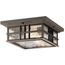 Beacon Square Climates 2 Light Flush Mount (Olde Bronze)