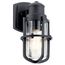 Suri 11" 1 Light Wall Lantern (Textured (Black)