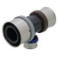 1-1/2" x 1-1/4" x 3/4" PEX Press PureFlow Polymer Tee