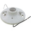 Keyless Incandescent Lampholder, Medium Base, 2 Terminal Screws - White (660W)