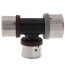 1-1/2" x 1-1/4" x 1-1/4" PEX Press PureFlow Polymer Tee