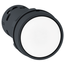Harmony XB7 Monolithic Push Button, Unmarked, Spring Return, 1 NO + 1 NC - White