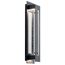 River Path 23" LED Outdoor Wall Light w/ Clear Seeded Glass (Textured (Black)