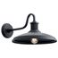 Allenbury 14" 1 Light Outdoor Wall Light w/ (Textured (Black)