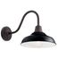 Pier 12" 1 Light Wall Light (Black)
