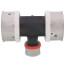2" x 2" x 1" PEX Press PureFlow Polymer Tee