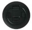 4" Evolution Poke-Thru Device, Pre-Wired Dual Service, 4 Outlets (Black)