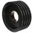 4 Groove Cast Iron Q-D Sheave, A, B Belt, 7.75" OD