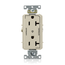 Decora Plus Duplex Receptacle, Heavy-Duty Industrial, 20A 125V NEMA 5-20R, 2P 3W (Ivory)