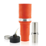 Rhino-Hide Single Pole Female Connector (Contact, Insulator, & Dust Cap), Crimped, 777 MCM Cable, 1000V 1135A Max (Orange)