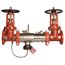6" 957RPDA-OSY-GPM-FS Stainless Steel RPZ Assembly, OSY Shutoff, GPM Meter, w/ Flood Sensor