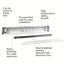 48" F Series Electric Baseboard Heater, 1000 Watt, 120V (White)