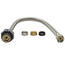 20" Click Seal Braided Stainless Steel Hose Faucet Connector (1/2" x 1/2" FIP)