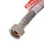 36" Universal Braided Stainless Steel Hose Faucet Connector (1/2 FIP x 3/8", 7/16", 1/2" Compression 1/2" FIP)