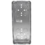10-7/16" L x 4-1/2" W x 1-5/8" D 4-Gang Steel Box w/ 1/2" and 3/4" Knockouts