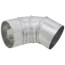 4" 26 Ga Galvanized Elbow