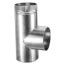 6" 24 Ga Galvanized Tee (2' Length)