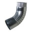 4" Plain Round Leader Elbow
