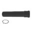 4" x 36" PolyPro Black UV Resistant Single Wall Straight Pipe w/ LB2