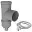 4" PolyPro Tee with Drain Cap w/ LB2