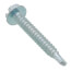 10 x 1/2" Drill Point Hex Washer Head Metal Sheet Metal Screw (250 Pack)