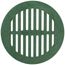 6" Round Grate (Green)