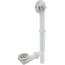 Quick Adjust Bath Waste Trip Lever Kit, Tubular Plastic PVC (Brushed Nickel)