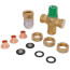 1/2" Sweat Union 5002 Mixing Valve w/ Gauge (Low Lead)