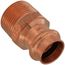 3/4" Press x 1" Male Copper Adapter
