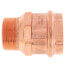 2" Press x 1-1/2" Male Copper Adapter