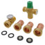 1" Sweat Union 5004 Heating Only Mixing Valve w/ Gauge