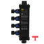 1/2", 4 Port Zero Lead PolyAlloy PEX Crimp MINIBLOC