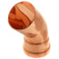 3" FTG x Press Copper 45° Street Elbow